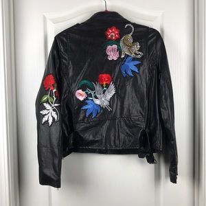 Boohoo Black Leather Jacket